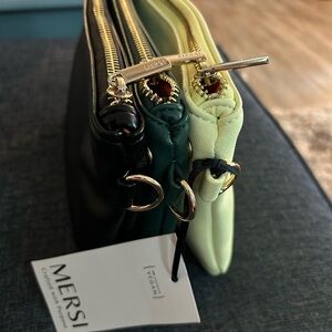 MERSI Chelsea 3-in-1 Crossbody Bag Strap & Wristlet Green, Lime & Black